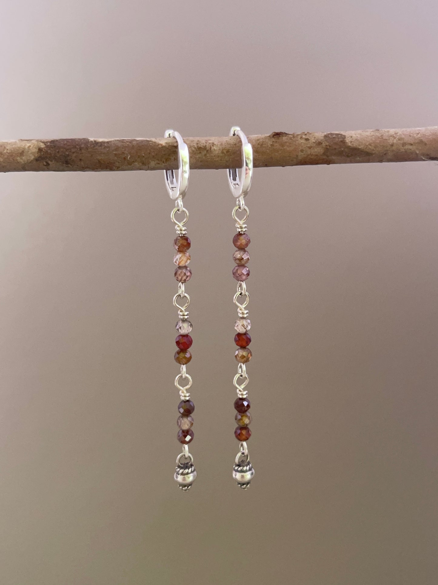 Zircon Drop Earrings