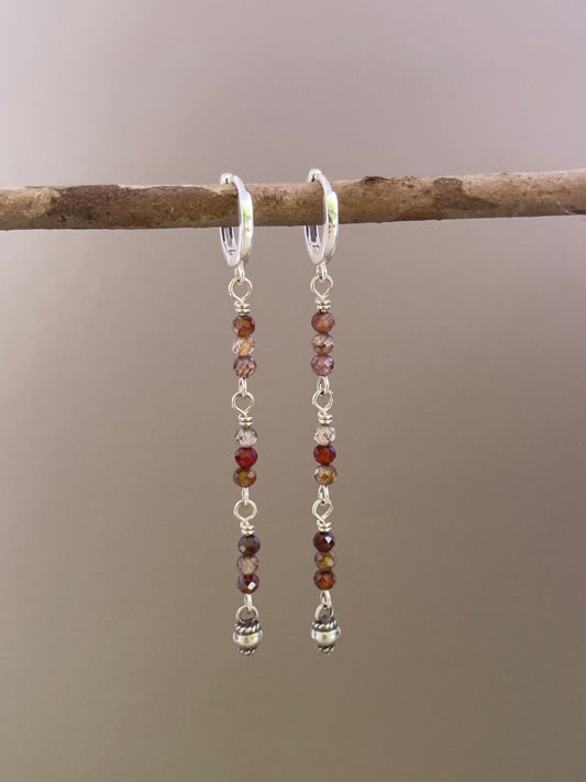 Zircon Drop Earrings