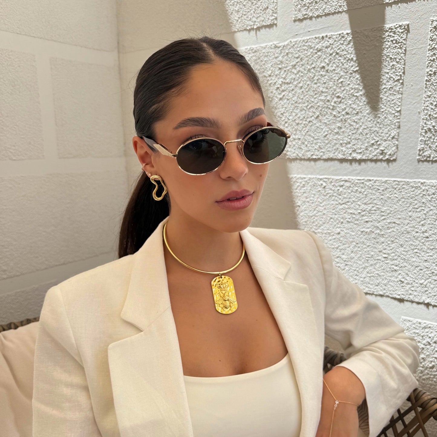 Petrified Wood Spiral Necklace