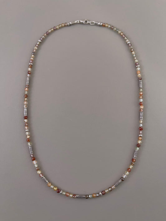 Zircon Faceted Bead Necklace -01